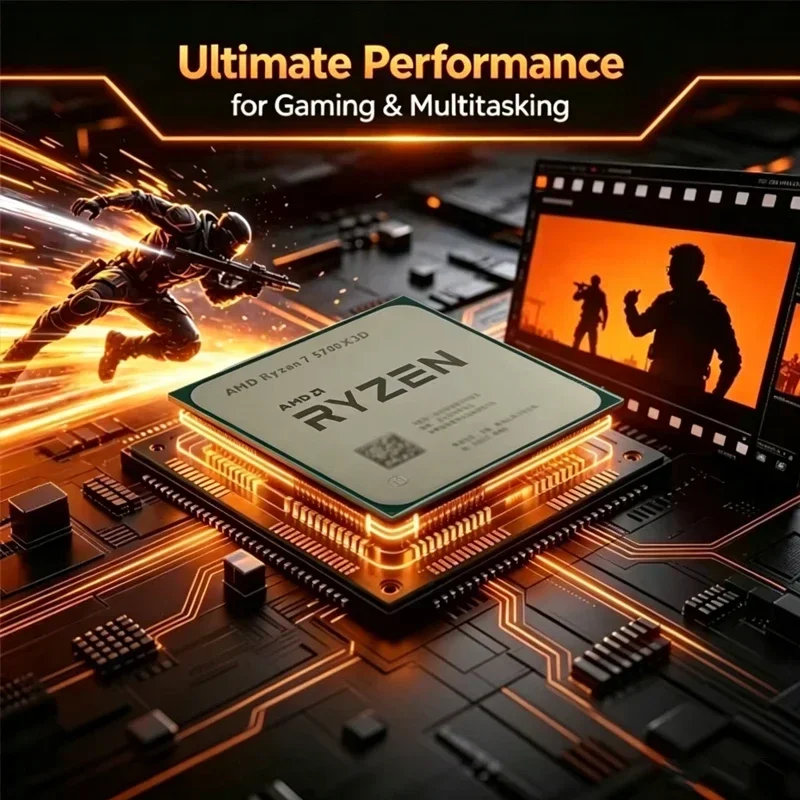 AMD Ryzen 7 5700X3D Desktop CP - đánh giá và giá Amd Cpu Ryzen 7