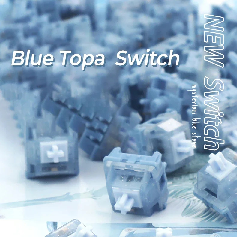 HMX Blue Topa Switch Linear Sw - đánh giá và giá Keyboard Gaming Blue Switch