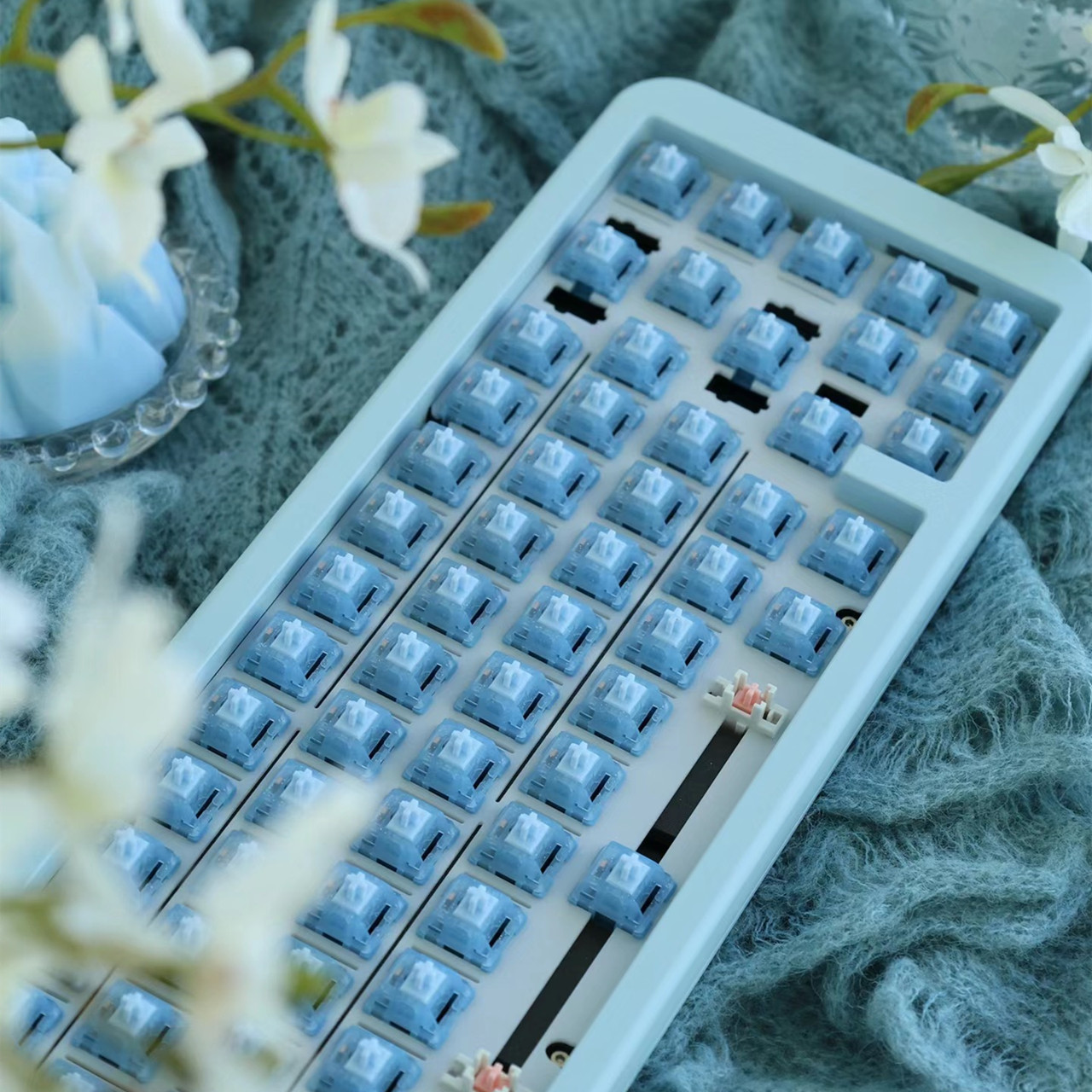 HMX Blue Topa Switch Linear Sw - đánh giá và giá Keyboard Gaming Blue Switch