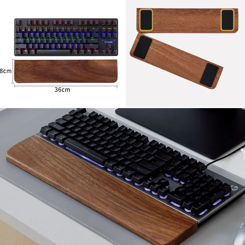 Solid Wood Keyboard Palm Rest  - đánh giá và giá Gaming Keyboard Nearby
