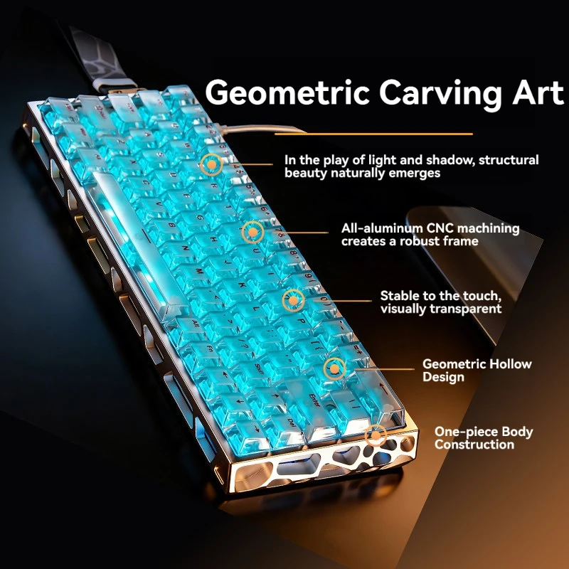 IROK MG63 Dual-core 63 Keys Ma - đánh giá và giá Gaming Keyboard Hot Swappable