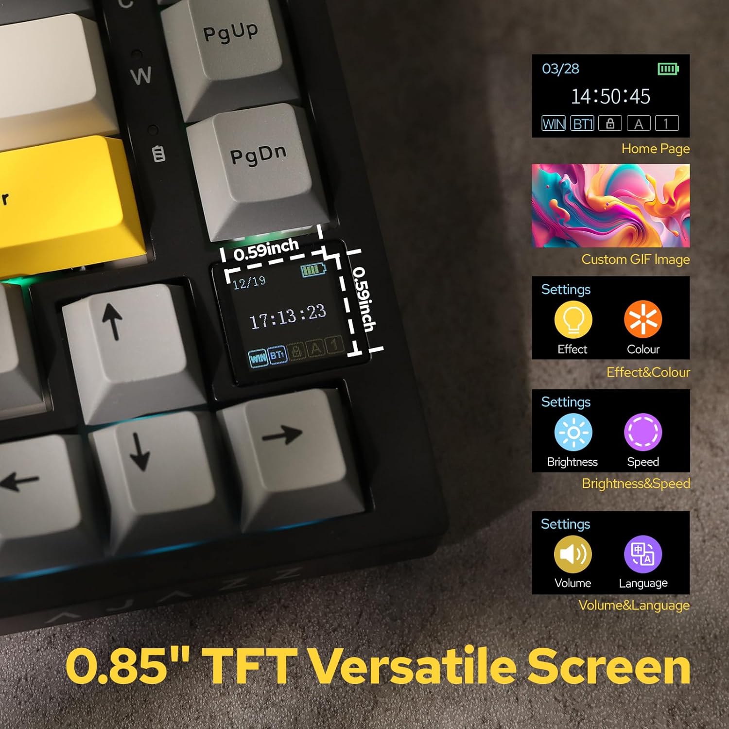 AJAZZ AK820 PRO Triple-Mode Wi - đánh giá và giá Gaming Keyboard Hot Swappable