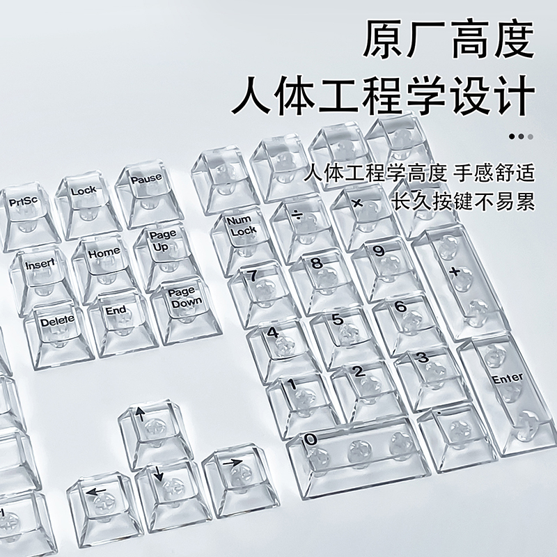 Crystal Transparent Cherry Pro - đánh giá và giá Gaming Keyboard No Rgb