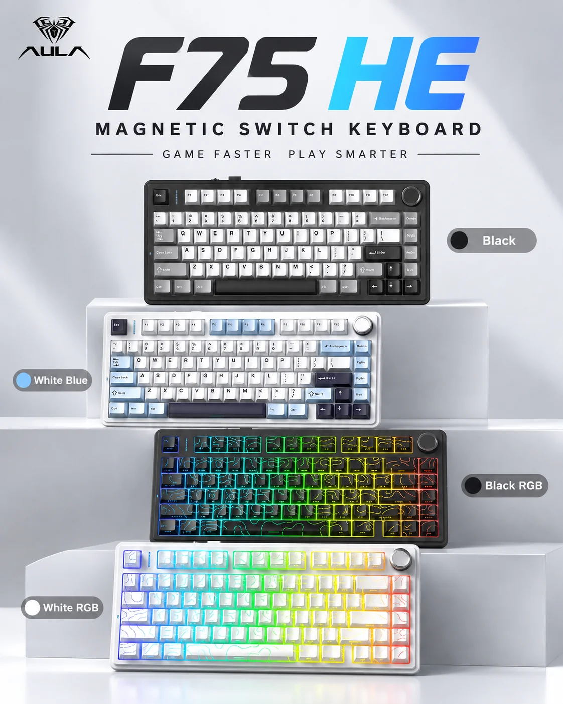 AULA F75 HE Magnetic Keyboard  - đánh giá và giá Gaming Keyboard Nearby