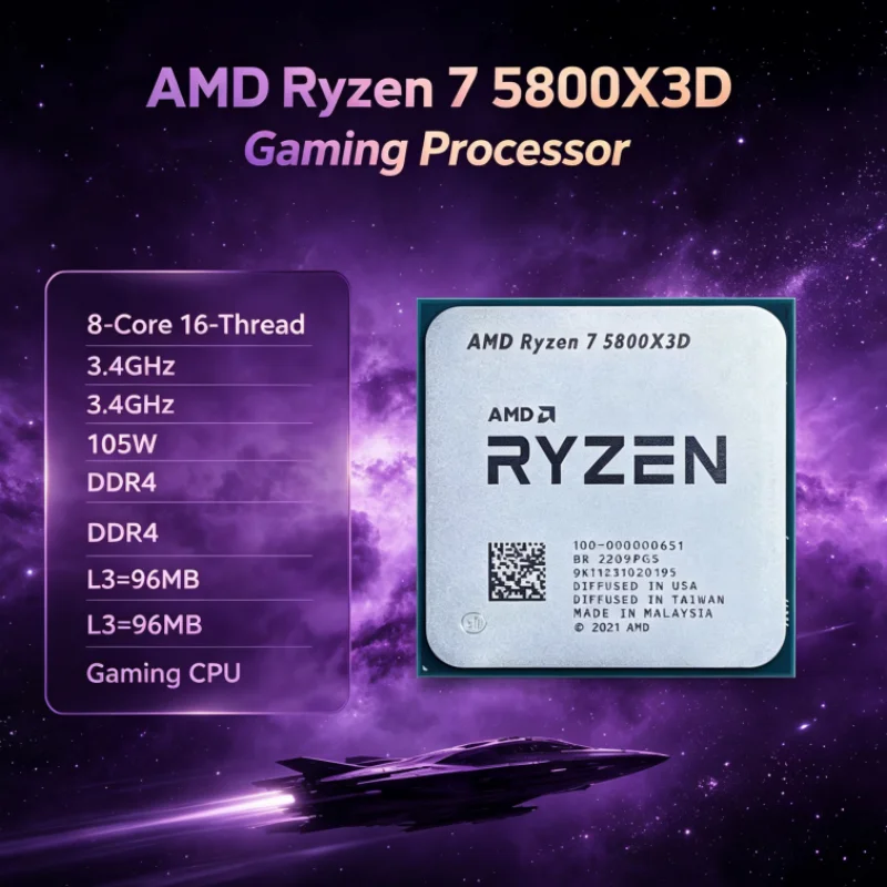 AMD R7 5800X3D 96 MB 7nm Ryzen - đánh giá và giá Amd Cpu Ryzen 7