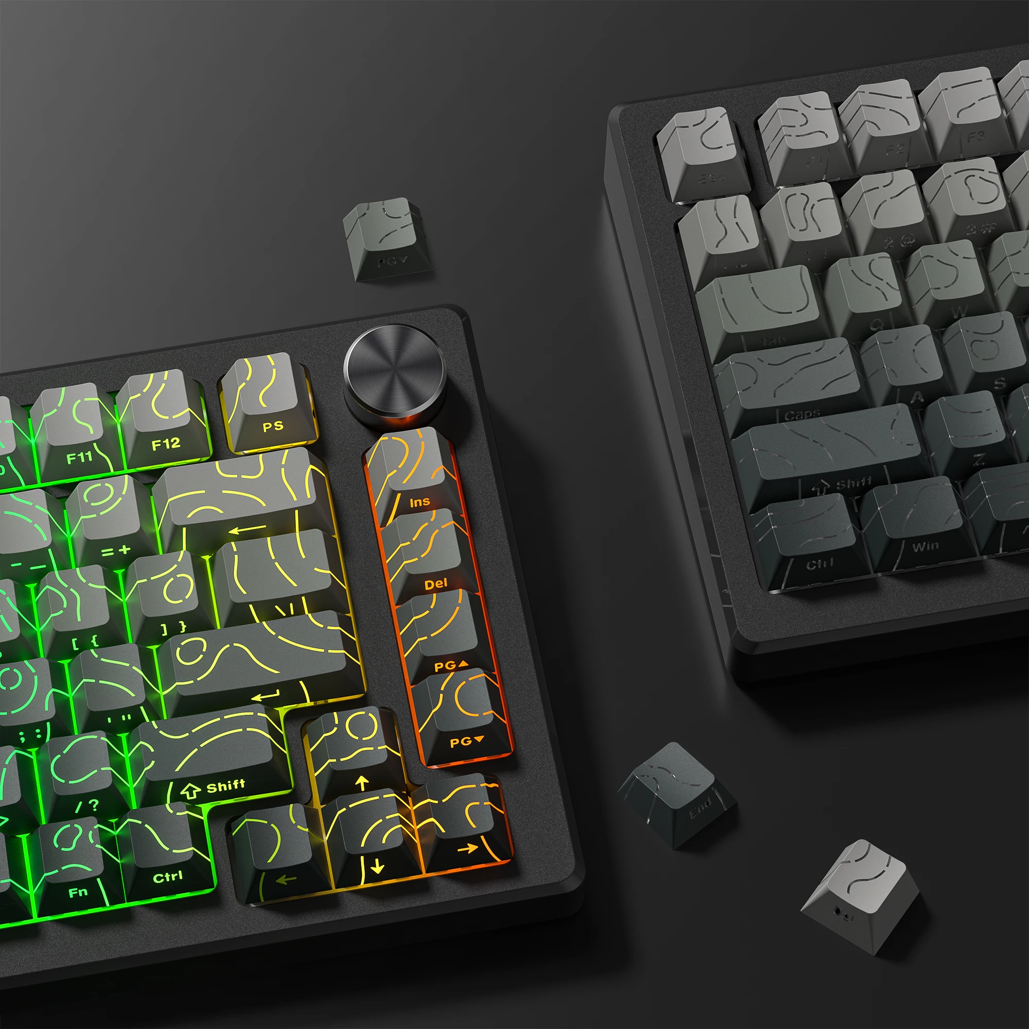 134 Key Polar Day Topographic  - đánh giá và giá Gaming Keyboard Nearby