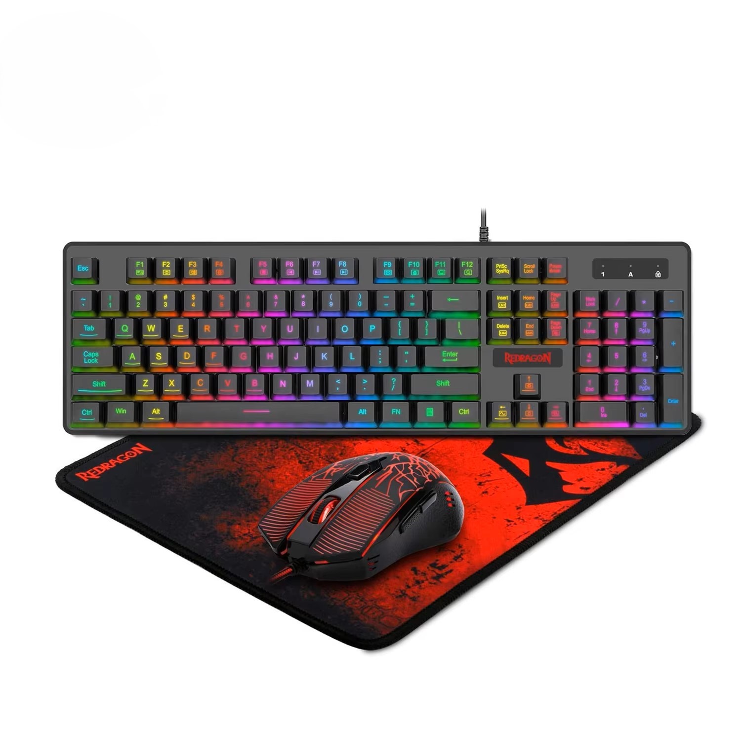 Redragon S107 Bàn Phím Và Chuộ - đánh giá và giá Gaming Keyboard No Rgb