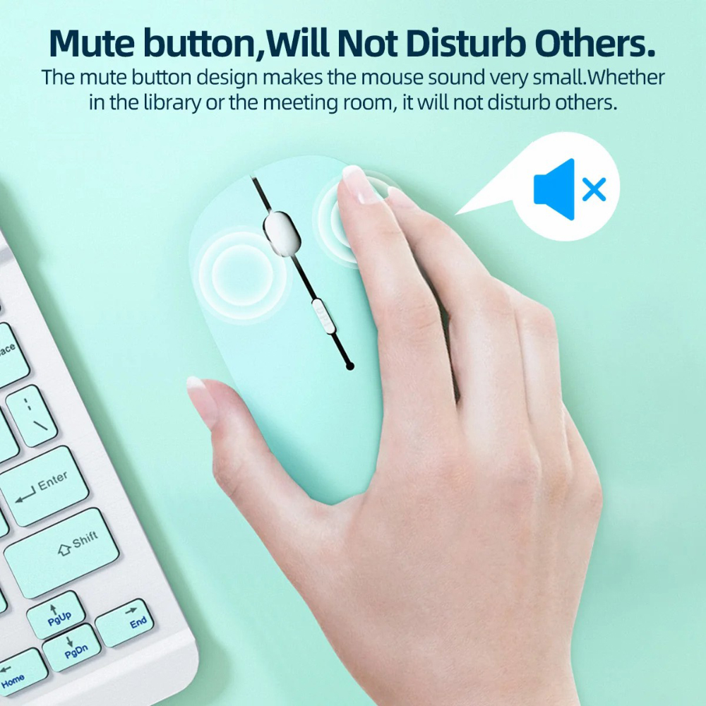 Silent Bluetooth Mouse Portabl - đánh giá và giá Gaming Keyboard Nearby